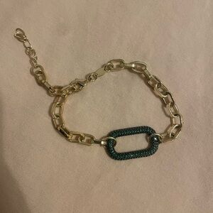 Gold link bracelet